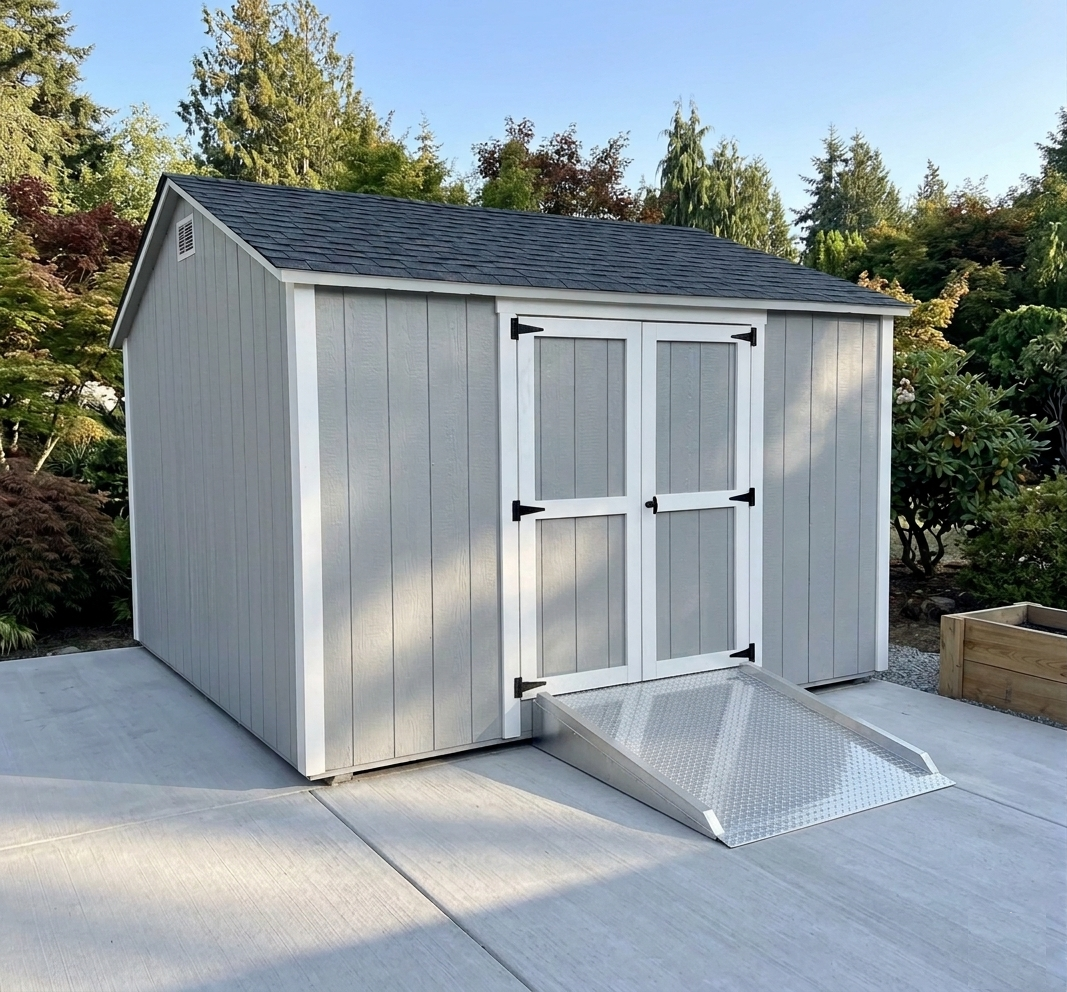   Custom 12x16 storage shed built on-site in Cherry Hill, NJ